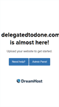 Mobile Screenshot of delegatedtodone.com