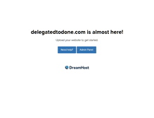 Tablet Screenshot of delegatedtodone.com
